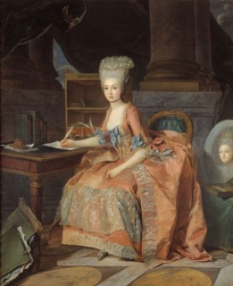 Portrait thought to be Marie-Therese of Savoy, Countess of Artois, c1776.
