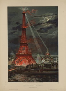Embrasement de la Tour Eiffel, Exposition universelle de 1889, 1889. Private Collection.