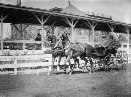 Horse Shows - Team Driven By General Nelson A. Miles, Left, with P. V. Degraw, 1912.
