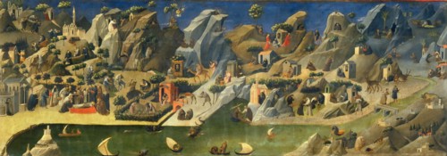 Thebaid (Stories of the Desert Fathers), c.1420. Creator: Angelico, Fra Giovanni, da Fiesole (ca. 1400-1455).