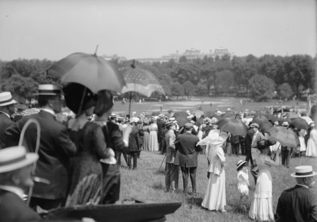 Military Field Mass By Holy Name Soc. of Roman Catholic Church - General View, 1910. Creator: Harris & Ewing.