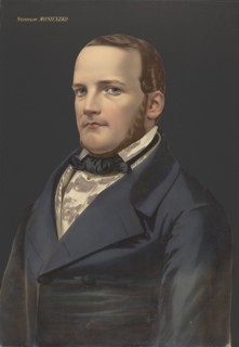Portrait of the composer Stanislaw Moniuszko (1819-1872). Private Collection.