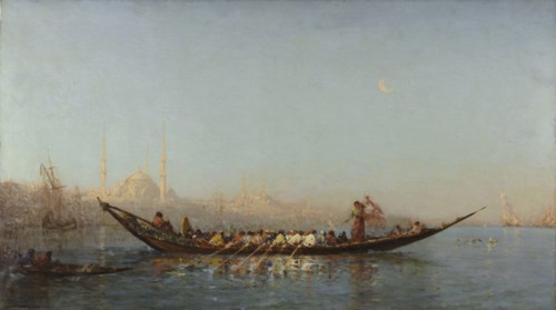 Constantinople, le caïque de la sultane, between 1880 and 1890.