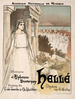 Poster for the opera Hellé by Étienne-Joseph Floquet, 1896. Private Collection.