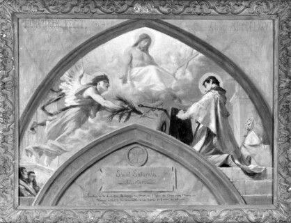 Esquisse pour l'église de Champigny-sur-Marne : le Martyre de saint Saturnin, 1876.