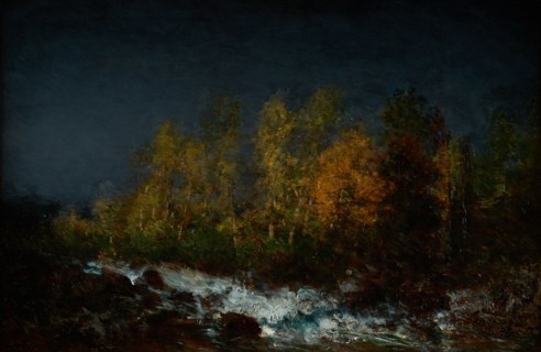 Le Torrent. Environs de Clermont-Ferrand, between 1870 and 1880.