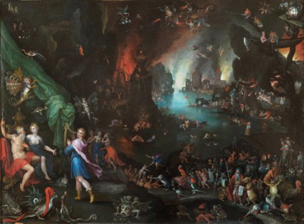 Orpheus Playing to Pluto and Persephone in the Underworld, ca 1594. Creator: Brueghel, Jan, the Elder (1568-1625).