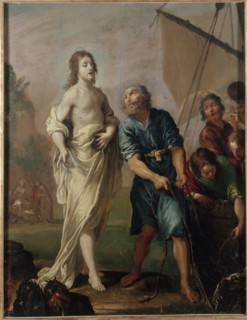 La Pêche miraculeuse ou la Vocation de saint Pierre. "Petit may" de Notre-Dame. 1624, c1624.