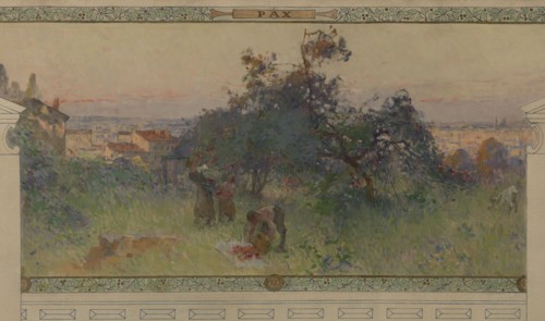 Sketch for the reception hall in the town hall of Vanves: Peace, between 1902 and 1903.