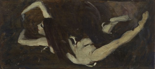 Esquisse pour le salon des Sciences de l'Hôtel de Ville de Paris : L'Electricité, 1890.