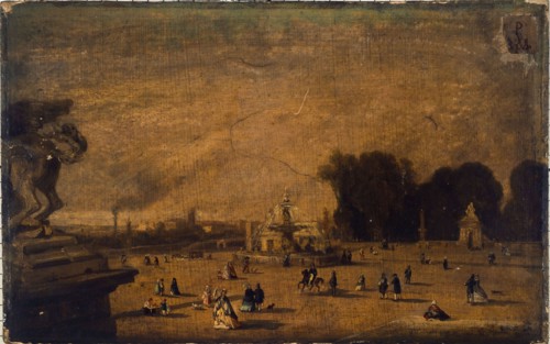 View of Place de la Concorde, current 8th arrondissement, between 1804 and 1858.