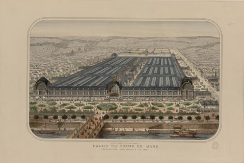 The 1878 Exposition Universelle in Paris (Palais du Champs de Mars, Exposition universelle..., 1878. Creator: Anonymous.