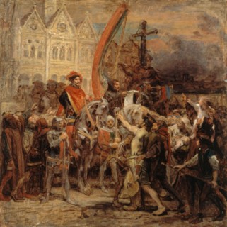 Sketch for a painting: Etienne Marcel and the Great Ordinance of 1357, c1883.