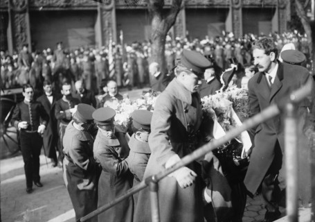 Cruz, Senor Don Anibal, Ambassador For Chile - His Funeral At St. Patrick's Church. Casket, 1910.
