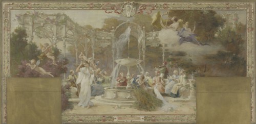Sketch for the town hall of the 10th arrondissement of Paris: Hearing, between 1905 and 1908.