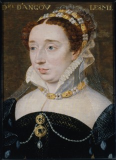 Portrait de Diane de France, duchesse d'Angoulême (1538-1619), fille légitimée d'Henri II, c1570.