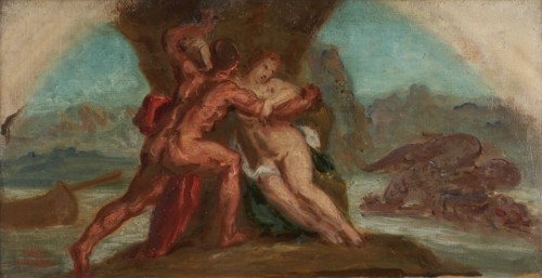 Esquisse pour le salon de la Paix de l'Hôtel de Ville de Paris. Hercule délivrant Hésione, between 1852 and 1854.