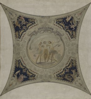 Sketch for the Lobau gallery of the Hotel de Ville in Paris: Liberty, Equality, Fraternity, 1890.