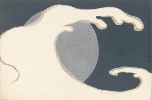 Rising Waves (Tachinami). From the series "A World of Things (Momoyogusa)", 1909-1910. Private Collection.