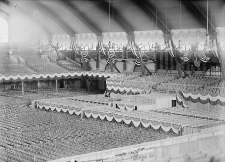 Fifth Regiment Armory, Baltimore, Maryland - Interior Ready For Democratic National Convention, 1912.