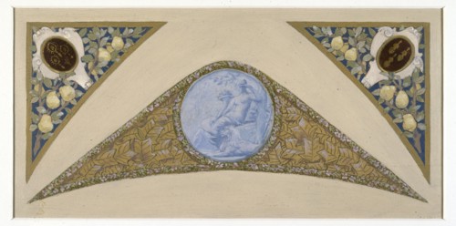 Sketch for the 'festival staircase' at the Hotel de Ville in Paris: Virgo, between 1888 and 1898.