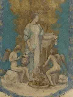 Esquisse pour l'Hôtel de Ville de Paris : Hommage de la Ville de Paris à Victor Hugo, 1894.