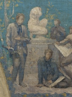 Esquisse pour l'Hôtel de Ville de Paris : Hommage de la Ville de Paris à Victor Hugo, 1894.