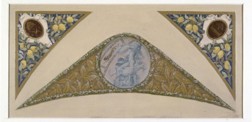 Sketch for the festive staircase of the Hotel de Ville in Paris: Capricorn, between 1888 and 1898.