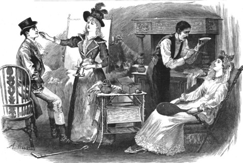 'My First Season'; The Green Room', 1890. Creator: Arthur Hopkins.