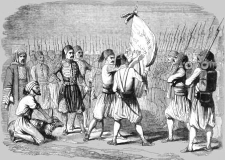 'Turkish Army; Consecration of a Banner', 1854. Creator: Unknown.