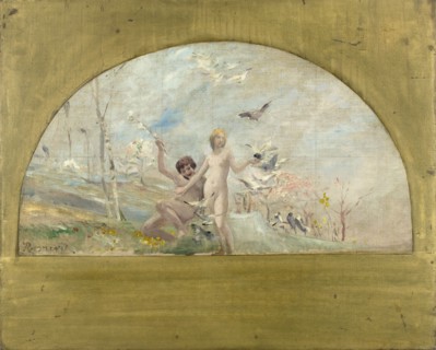 Esquisse pour la salle des mariages de la mairie du 1er : Le Printemps ou le matin de la vie, 1886.