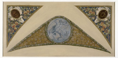 Sketch for the festive staircase of the Hotel de Ville in Paris: Sagittarius, between 1888 and 1898.