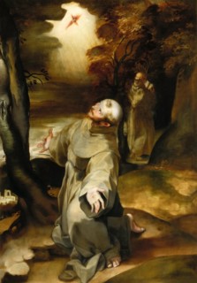 Saint Francis of Assisi Receiving the Stigmata, 1594-1595. Creator: Barocci, Federigo (1528-1612).