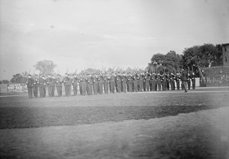 District of Columbia Public Schools, High School Cadets; Drilling, 1911. Creator: Harris & Ewing.