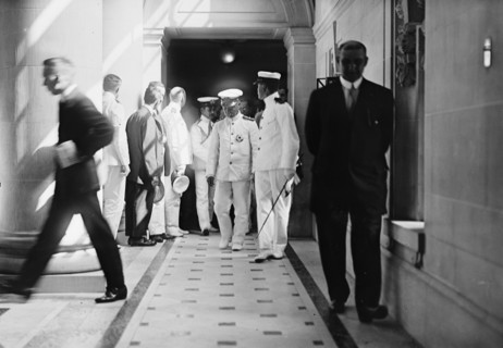 Admiral Togo at the U.S. Naval Academy, Annapolis, Maryland, 1911. Creator: Harris & Ewing.