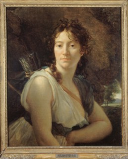 Portrait de Mademoiselle Duchesnois (1777-1835), sociétaire de la Comédie..., between 1805 and 1837. Creator: Francois Pascal Simon Gerard.