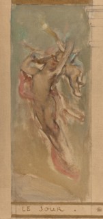 Sketch for the reception hall of the town hall in the 4th arrondissement: Day. Earth. Spring. Summer, 1884.