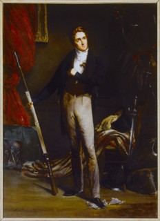 Portrait de Jean-Georges Farcy (1800-1830), littérateur, tué le 29 juillet 1830, lors de la prise des Tuileries, 1830.