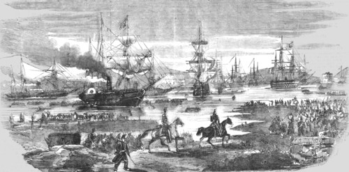 'Embarkation of the French Troops at Toulon', 1854. Creator: Unknown.