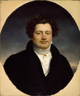 Portrait of Bernard-Leon (1784-1856), actor and director of the Vaudeville and Gaite theatres, c1825.