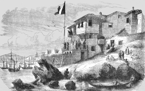 'Head-Quarters of Marshal Arnaud at Gallipoli', 1854. Creator: Unknown.