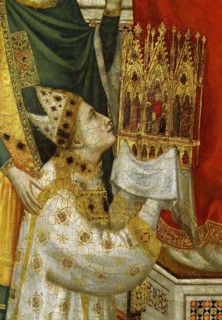 Stefaneschi Triptych (verso), Detail: Pope Celestine V, ca 1330. Creator: Giotto di Bondone (1266-1377).