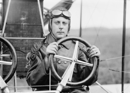Lieutenant Franklin Kennedy, U.S.A., Aviator - In Curtiss Dual Control Airplane...Maryland, 1912. Creator: Harris & Ewing.