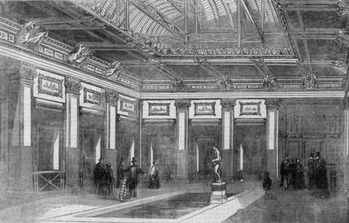 'The Court of Pompeii, Crystal Palace, Sydenham', 1854. Creator: Unknown.