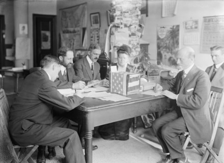 District of Columbia - Suffrage Voting For District, 1912. Creator: Harris & Ewing.