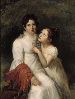 Portrait de Madame Bauquin Du Boulay et de sa nièce Mademoiselle Bauquin de La Souche, c1810-1815.