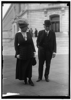 Senator Frank Billings Kellogg, with Mrs. Kellogg, between 1914 and 1918. Creator: Harris & Ewing.