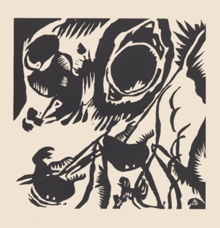Motif from Improvisation 25 (Motiv aus Improvisation 25). From Klänge (Sounds) , 1913. Private Collection.