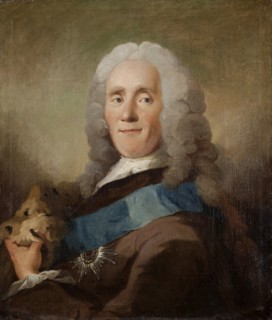 Portrait of Johan Ludvig von Holstein (1694-1763), Danish Minister of state, before 1757. Creator: Pilo, Carl Gustaf (1711-1793).
