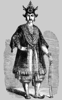 'Mendoh-Men, Emperor of Burmah; The Burman Empire', 1854. Creator: Unknown.